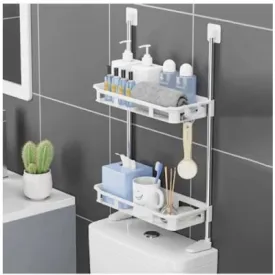 2 Layer Multifunctional WC Rack