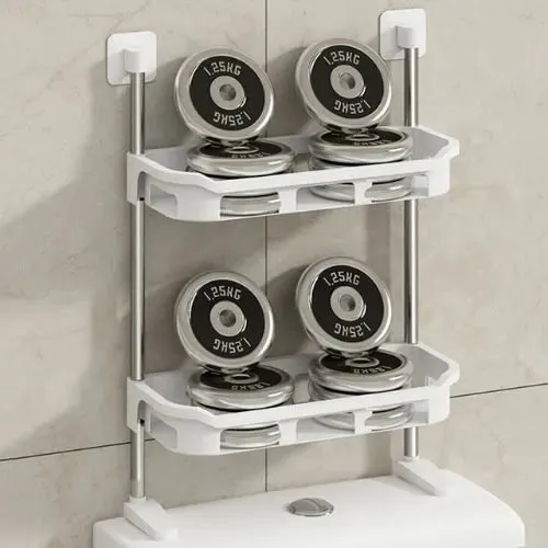 2 Layer Multifunctional WC Rack