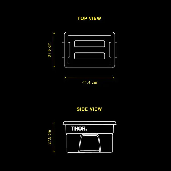 22L Stackable Storage Box