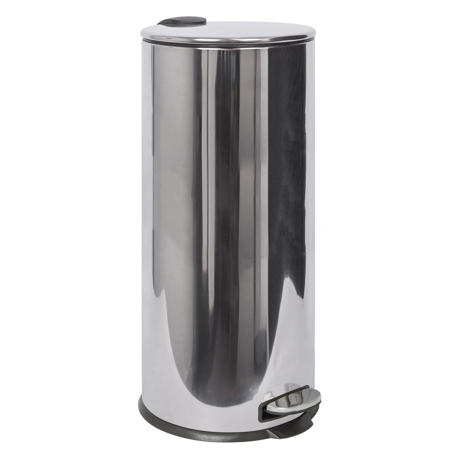 30L Round Stainless Steel Kitchen Pedal Bin - By Harbour Housewares