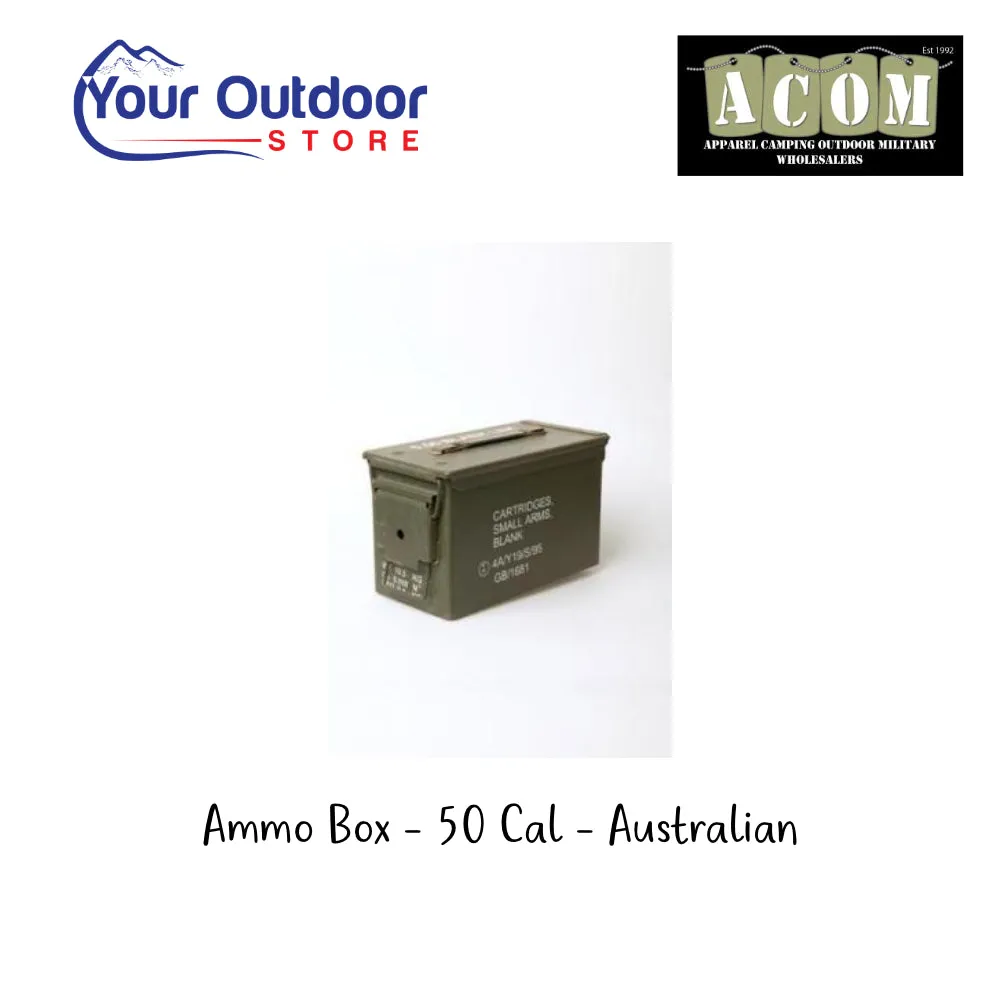 Acom Ammo Box 50 Cal Australian