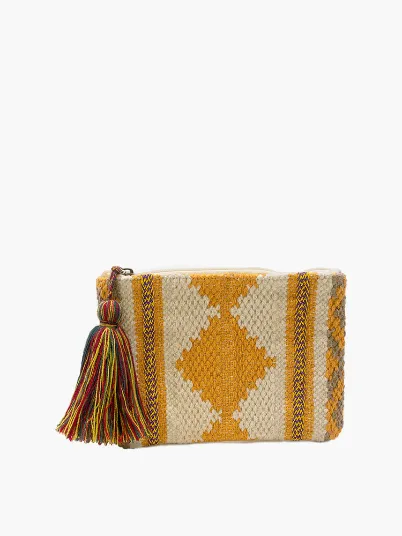 Adalaide Printed Cotton Pouch