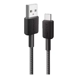 Anker 322 USB-C Kabel 15W m. Nylon 1.8m - Sort