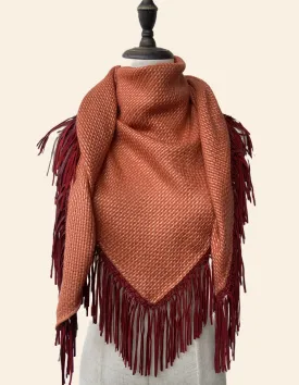 BAJRA Cervinia Scarf -Orange/Red