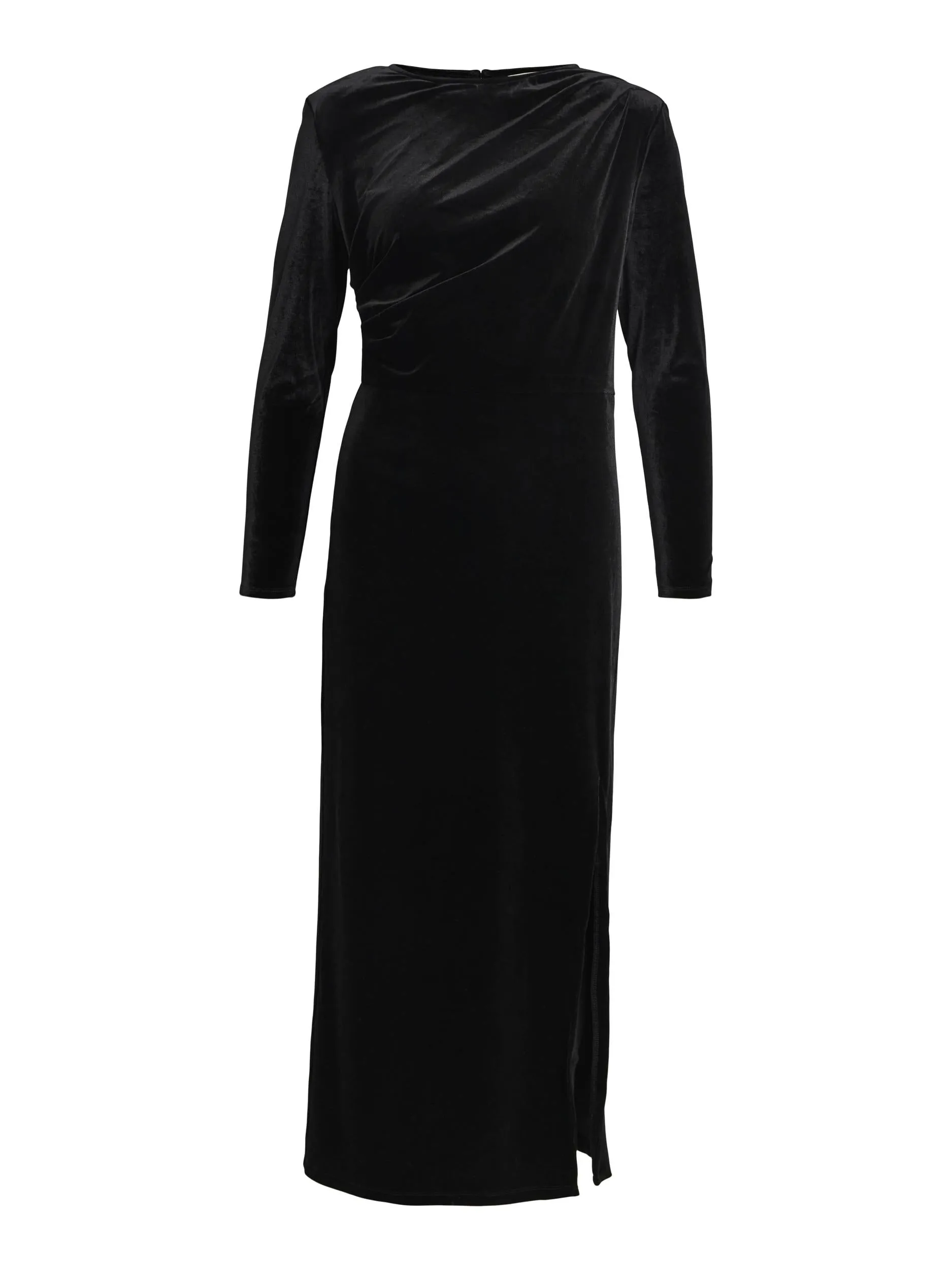 BIANCA L/S LONG DRESS (BLACK)