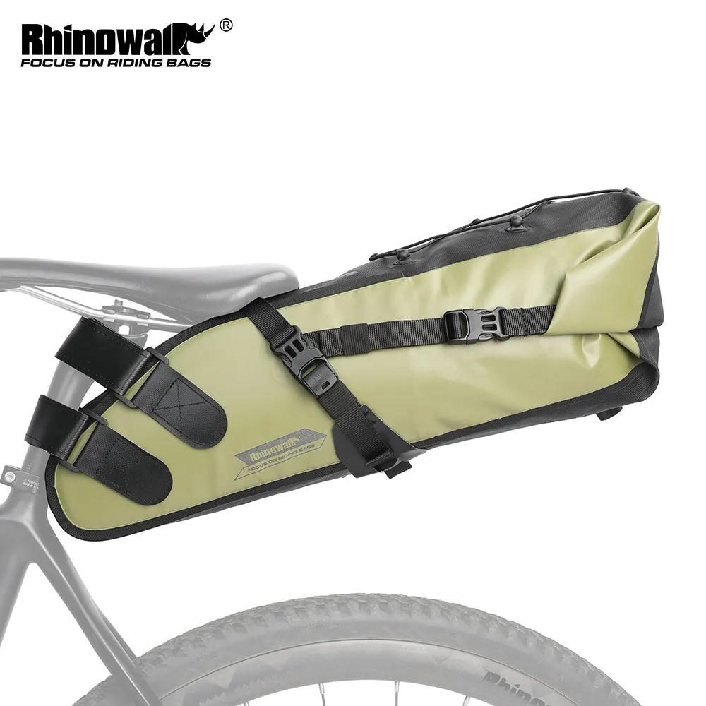 Bike Seat Bag, Bicycle Saddle Bag Under Seat 3D Shell Cycling Seat Pack for Mountain Road Bikes Black