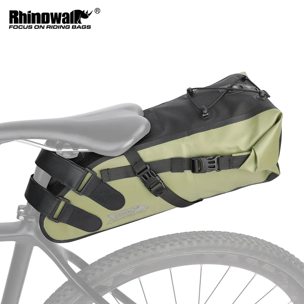 Bike Seat Bag, Bicycle Saddle Bag Under Seat 3D Shell Cycling Seat Pack for Mountain Road Bikes Black