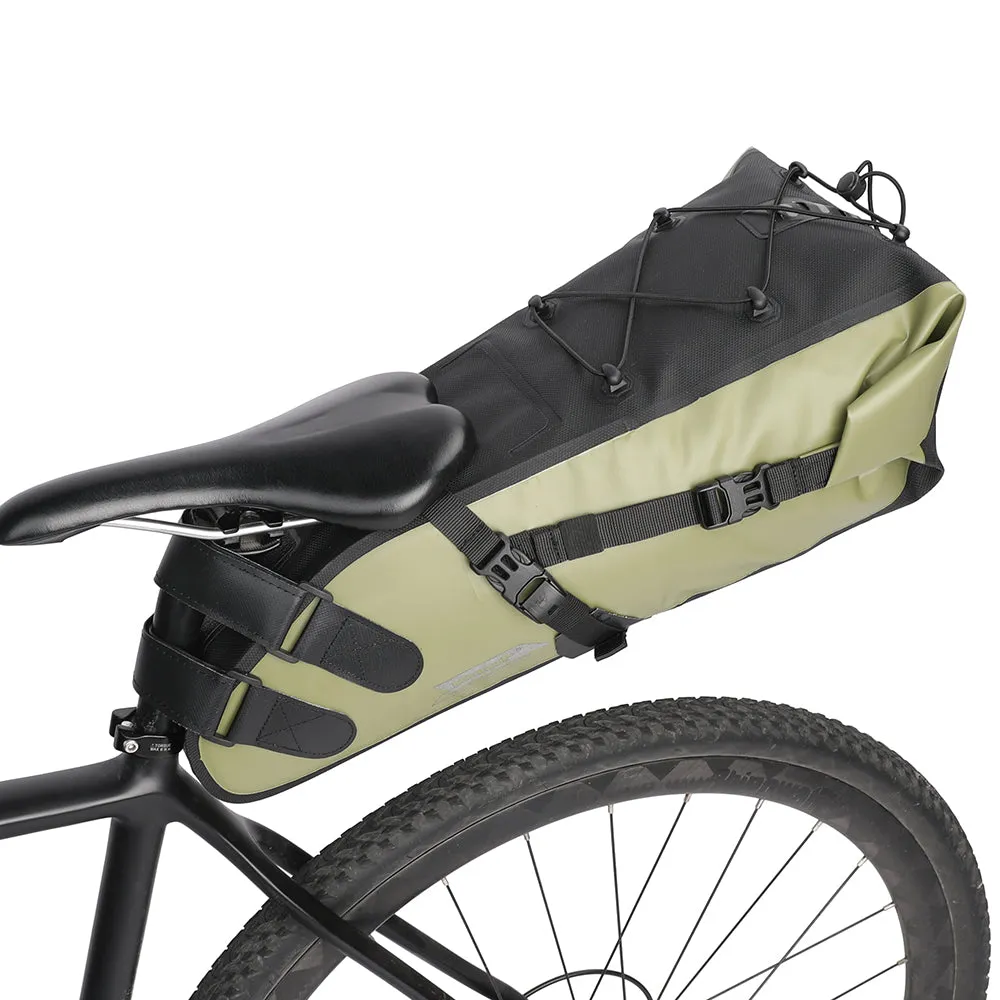 Bike Seat Bag, Bicycle Saddle Bag Under Seat 3D Shell Cycling Seat Pack for Mountain Road Bikes Black