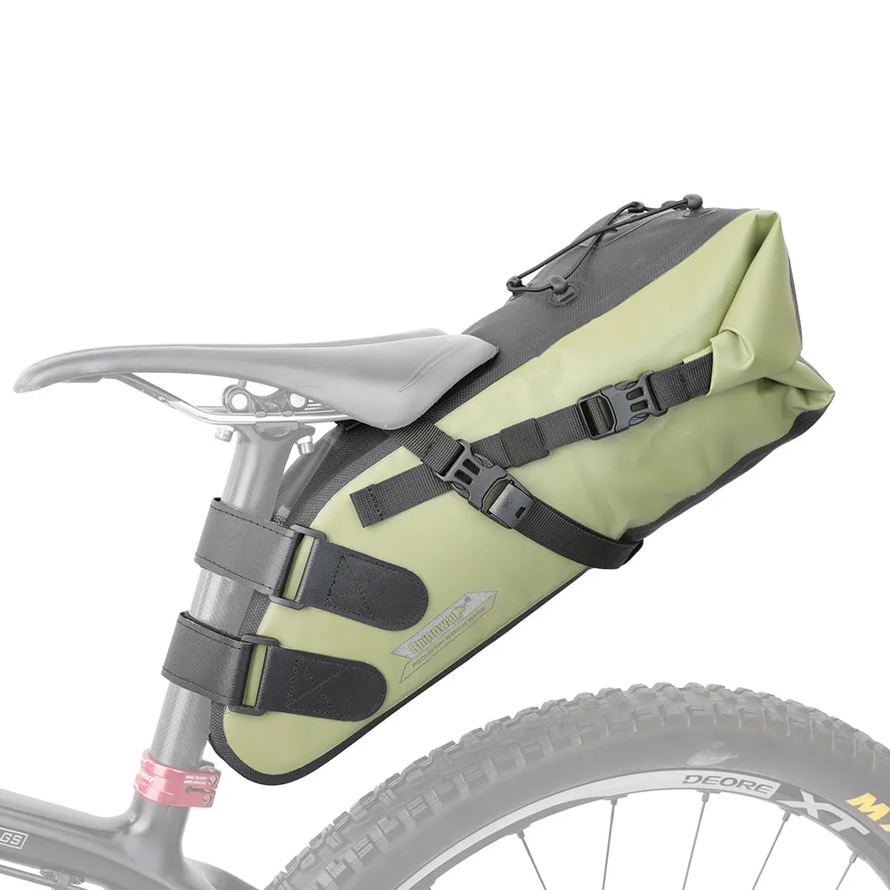 Bike Seat Bag, Bicycle Saddle Bag Under Seat 3D Shell Cycling Seat Pack for Mountain Road Bikes Black