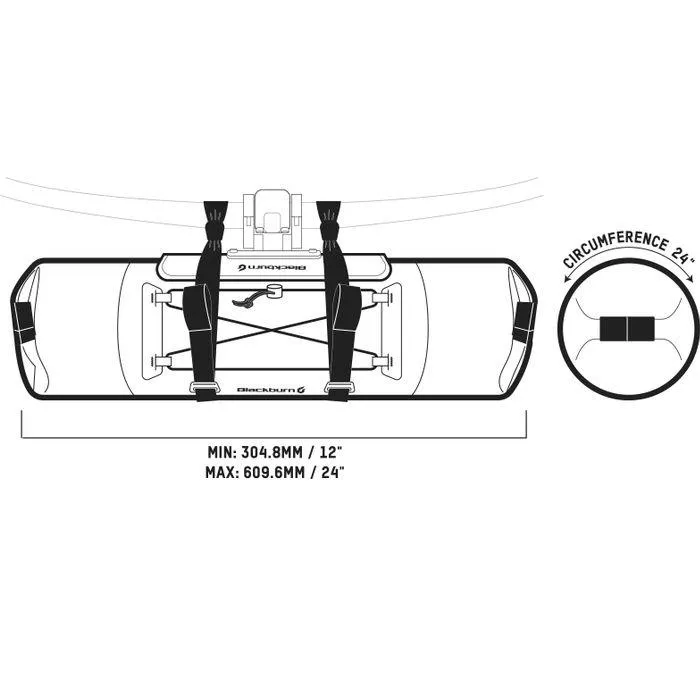 Blackburn Outpost Elite Handle Bar Roll - Black