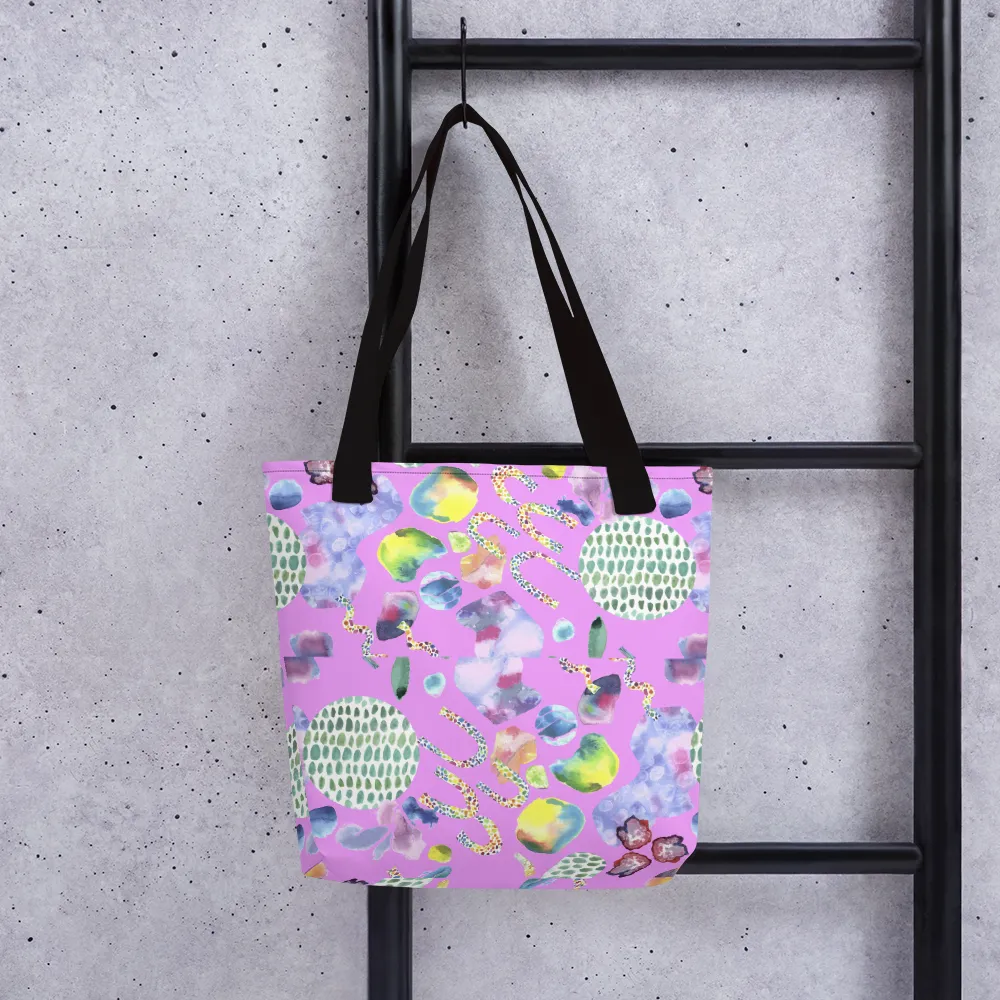 Bubblegum Garden Tote bag