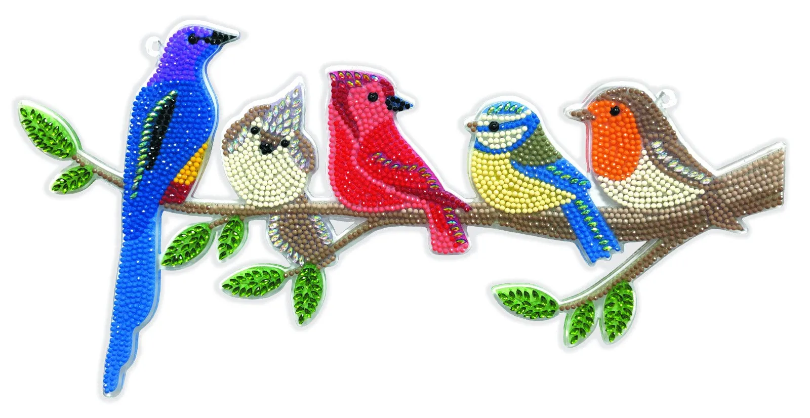 CA-HD01KT: Crystal Art Hanging Wall Decoration- Birds