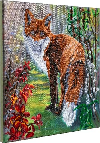 CAK-A173M: "Autumn Fox" 30x30cm Crystal Art Kit