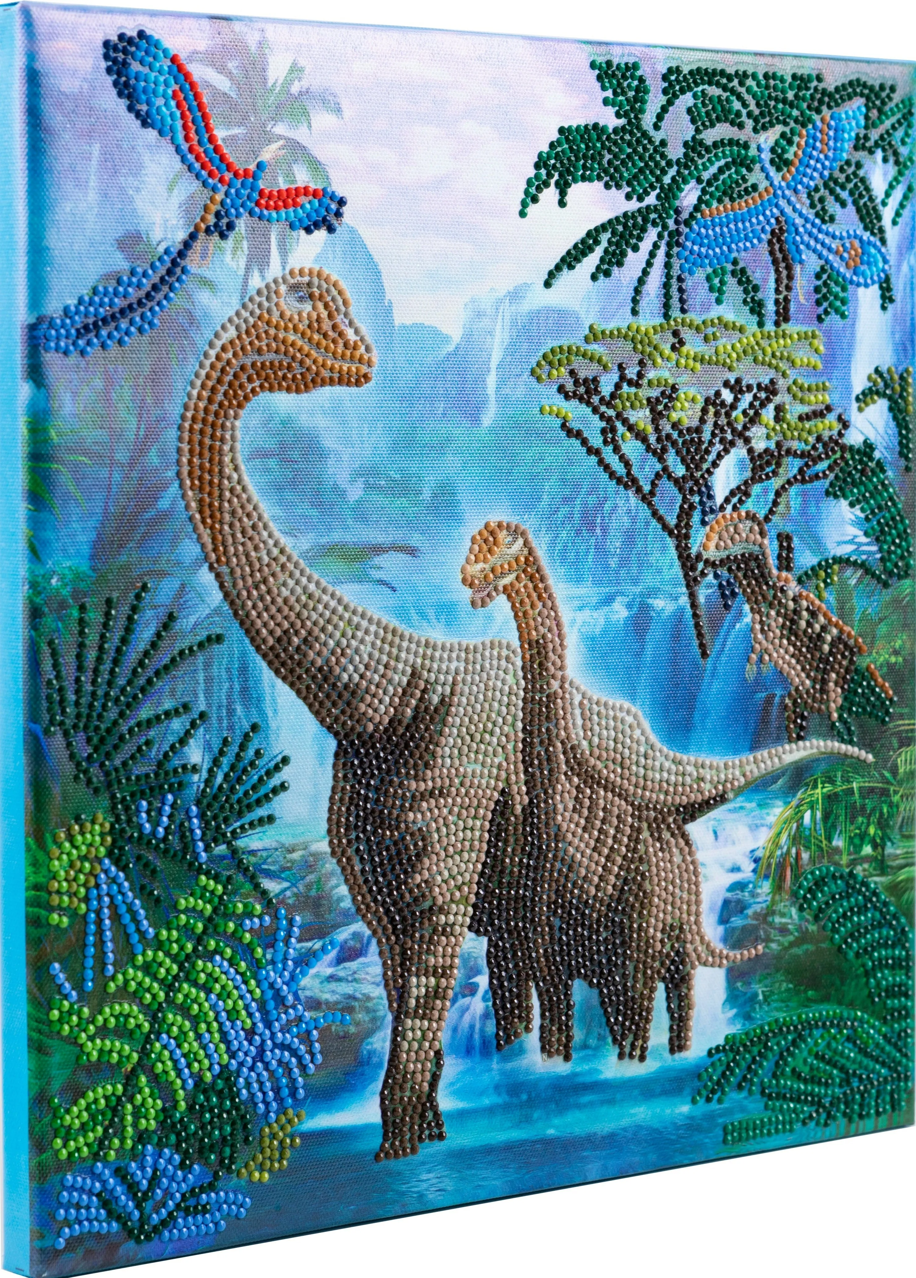 CAK-A189M: "Wander with Dinosaur" 30x30cm Crystal Art Kit