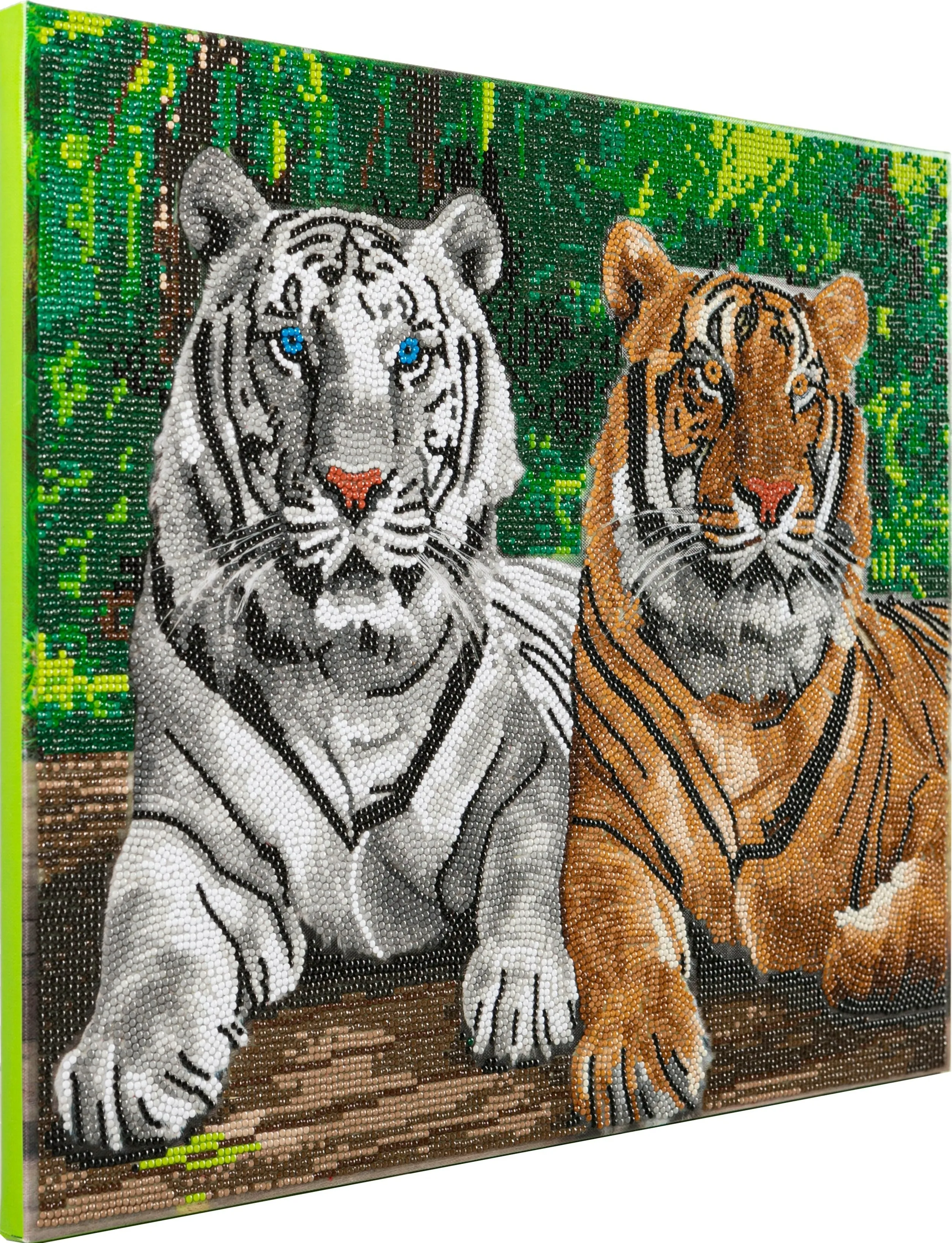 CAK-A201L: "Tigers" 40x50cm Crystal Art Kit