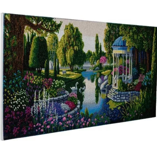 CAK-A62: "The Secret Garden" Framed Crystal Art Kit, 40 x 90cm