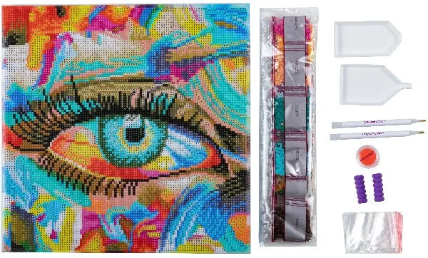 CAK-QVC-3030M-05: Creative Eye, 30x30cm Crystal Art Kit