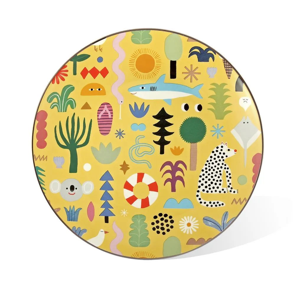 Ceramic Plate: Beach Party