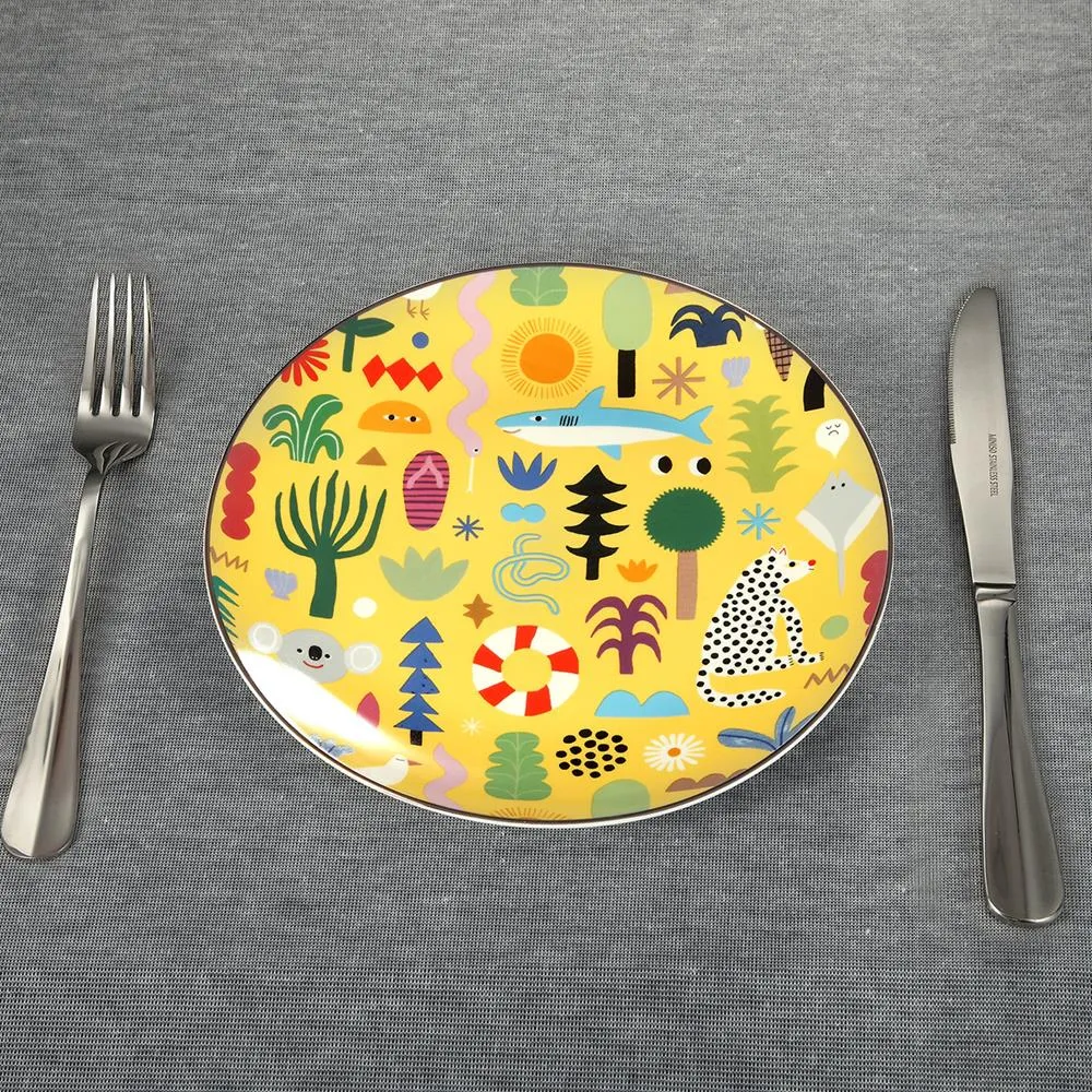 Ceramic Plate: Beach Party