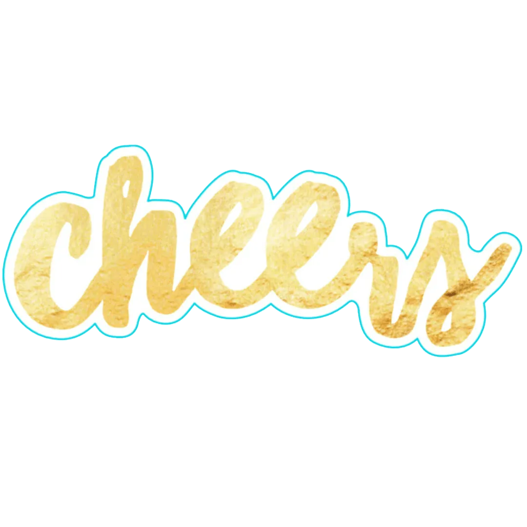 Cheers Sticker