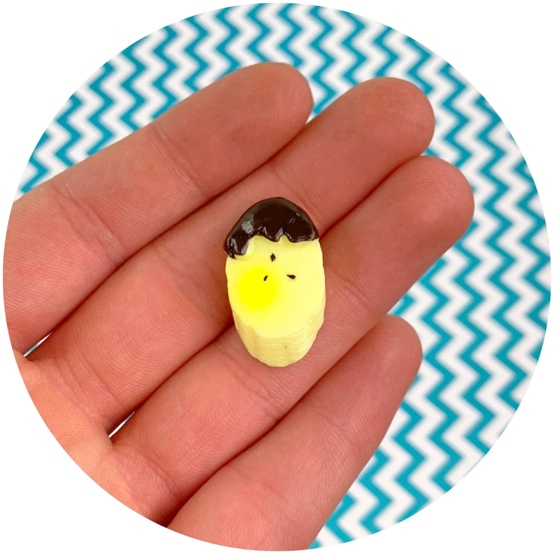 Chocolate Dipped Banana Charm