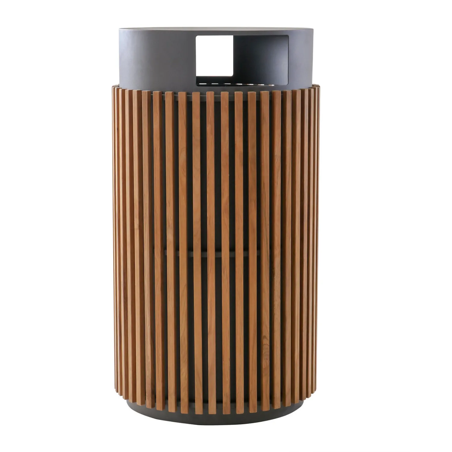 Cubic Trash Receptacle