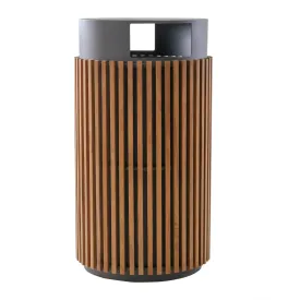 Cubic Trash Receptacle