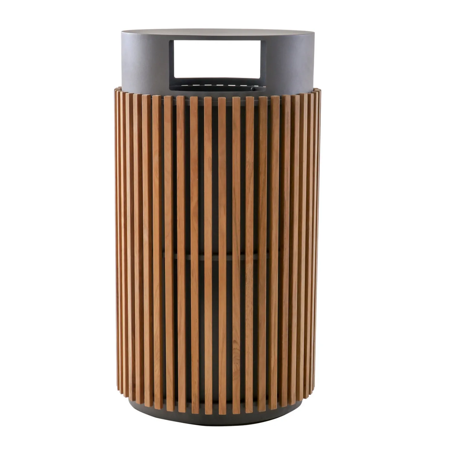 Cubic Trash Receptacle