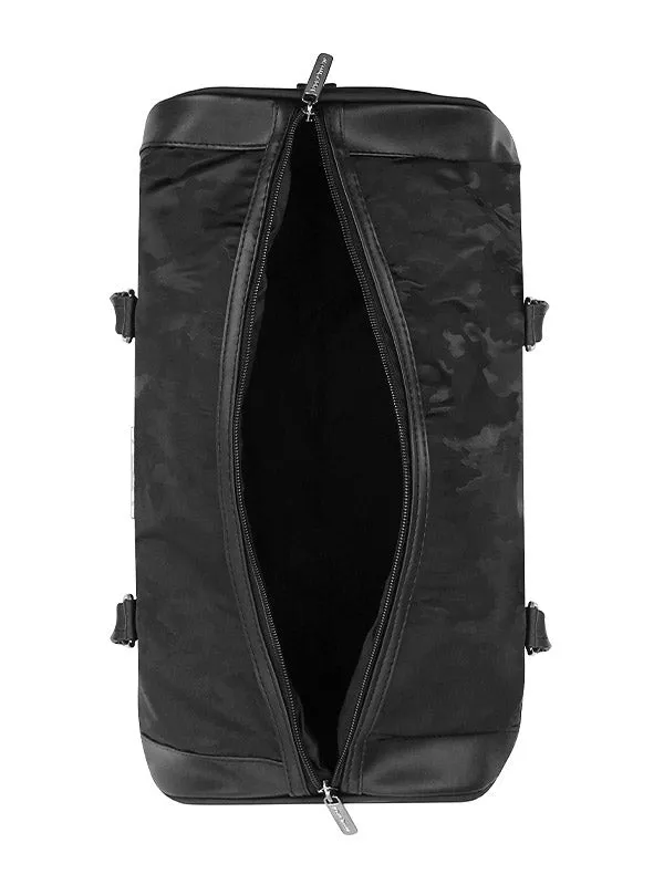 Faux Leather Duffle Bag