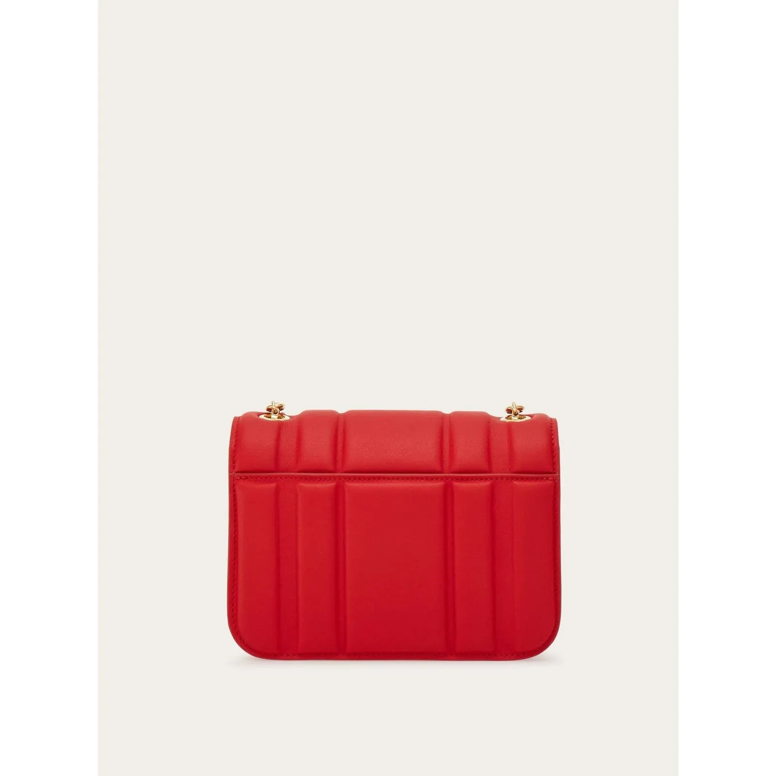 Ferragamo Women's New Gancini Crossbody Bag In Flame Red