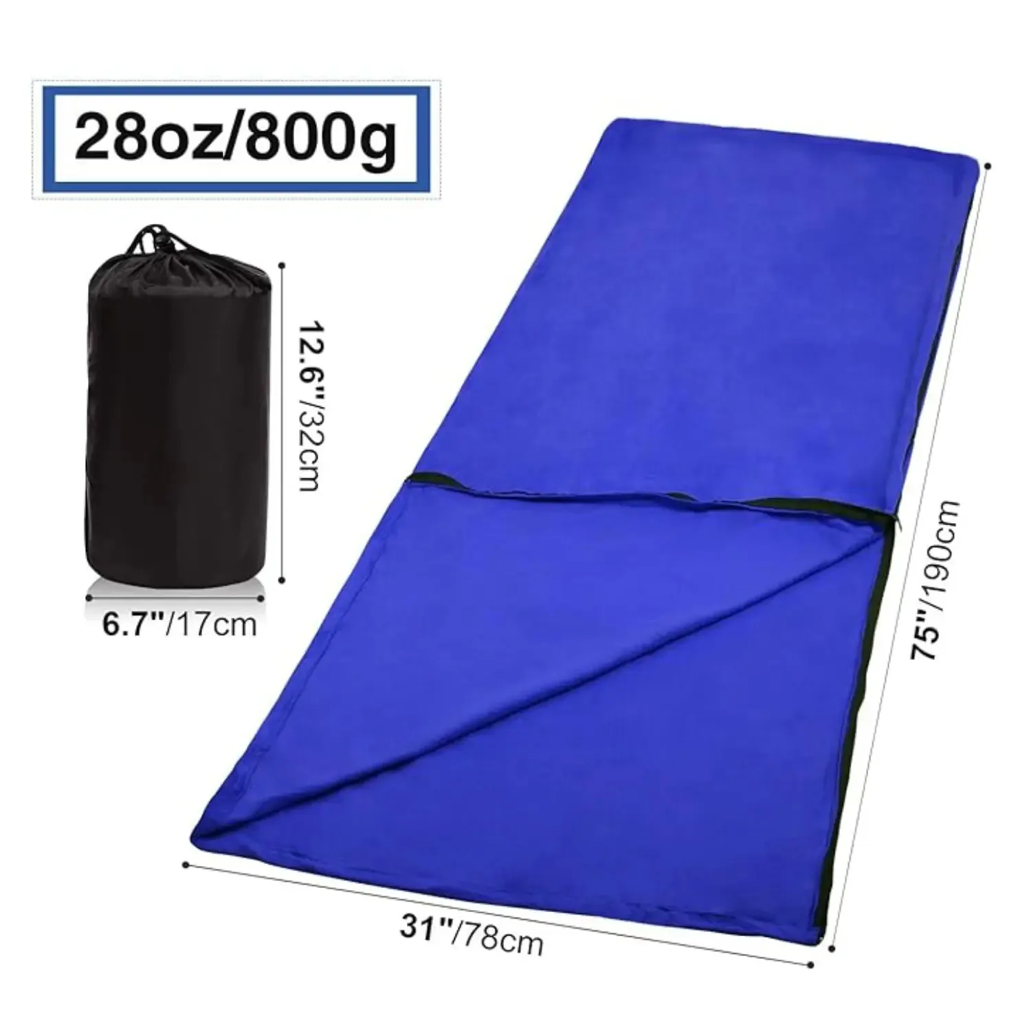 Fleece Sleeping Bag Liner for Adult