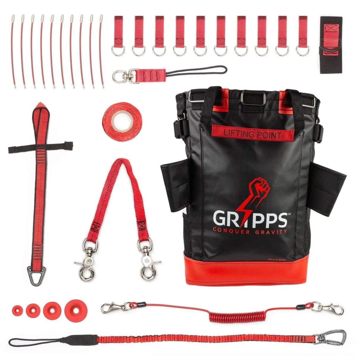 Gripps Tools Tether Kit with Mule Bag