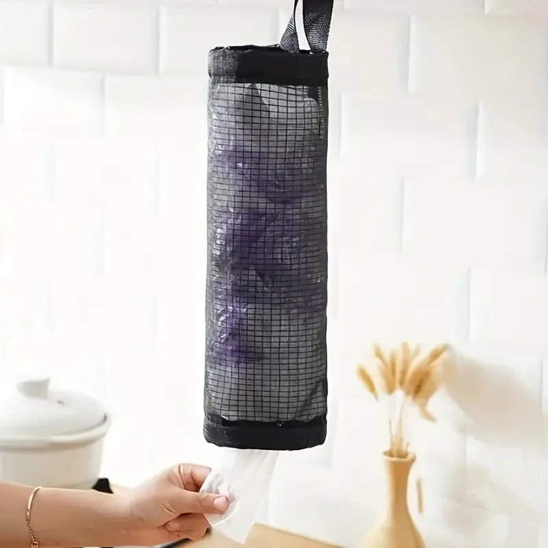 Hanging Mesh Plastic Bag Holder