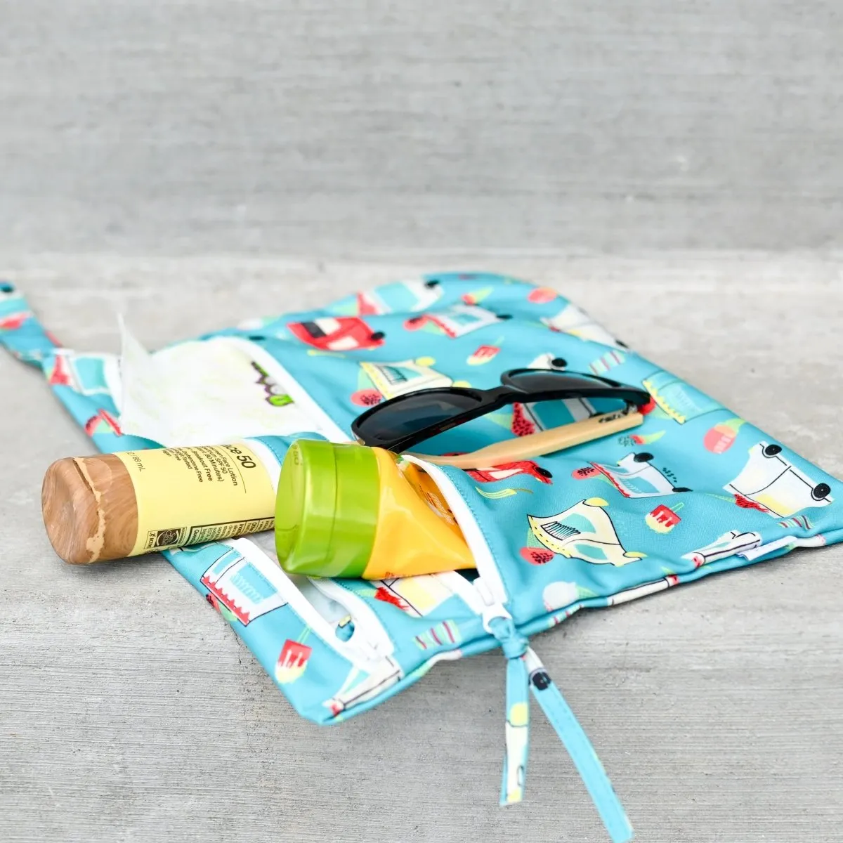 Ice Cream Truck - Waterproof Wet Bag (For mealtime, on-the-go, and more!)