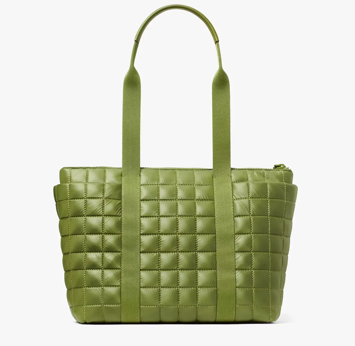 Kate Spade Camden Quilted Small Tote In Kelp Forest