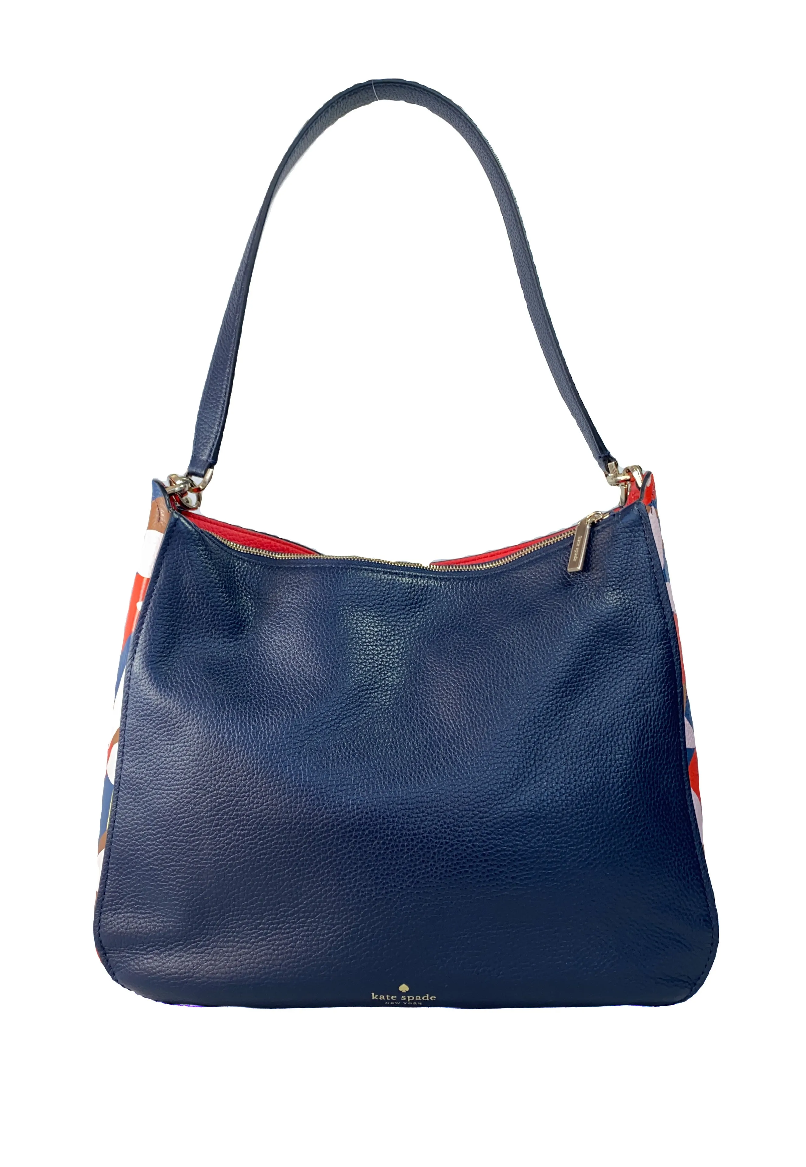 Kate Spade navy & multi color shoulder bag