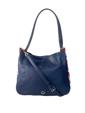 Kate Spade navy & multi color shoulder bag