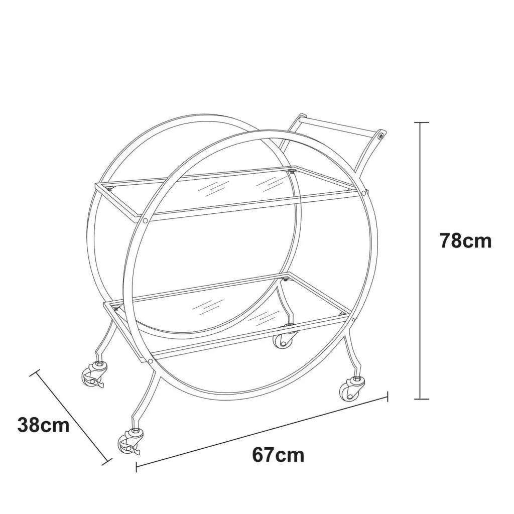 KIAN BAR TROLLEY