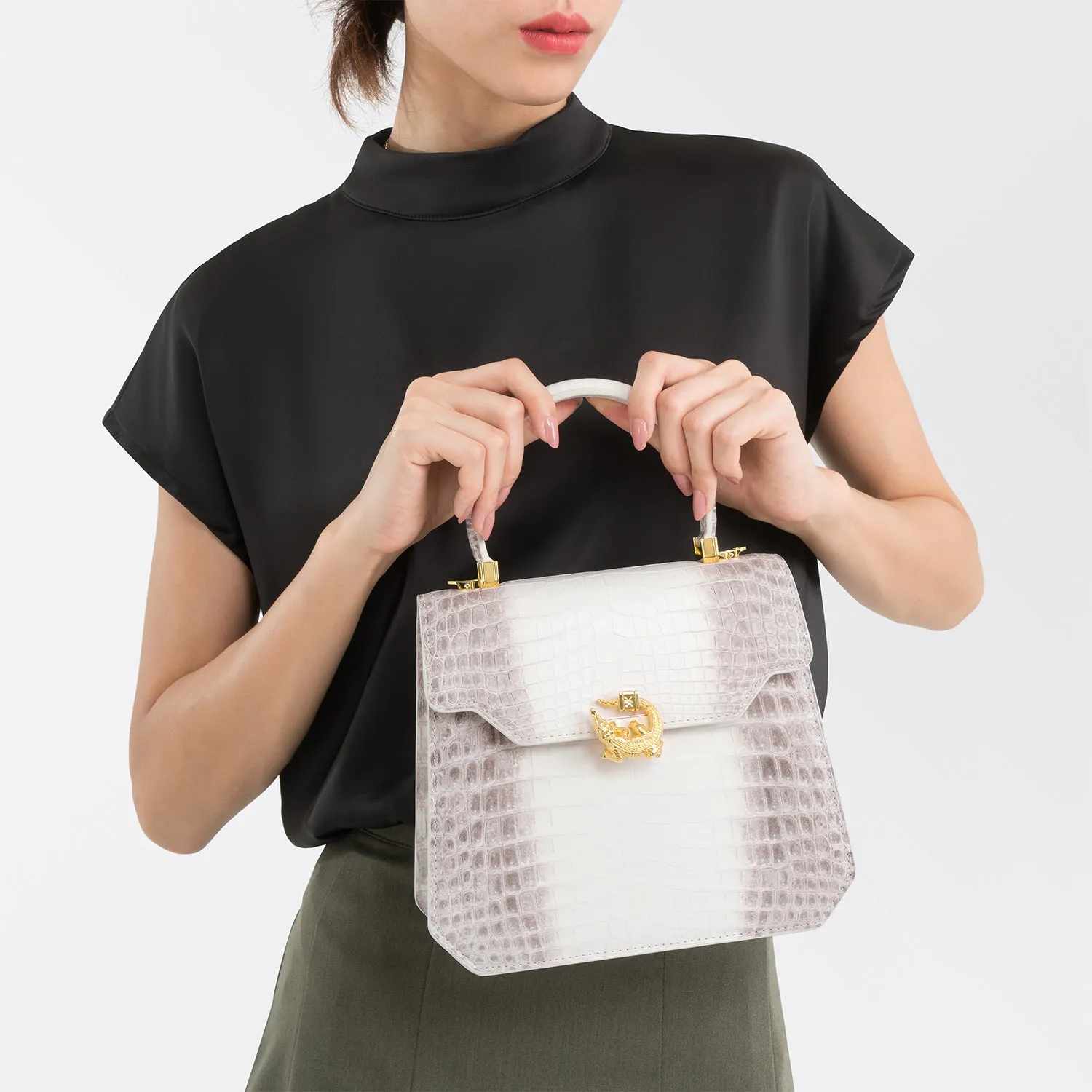 KP HOMAGE CRESCENT ORIGAMI HANDBAG