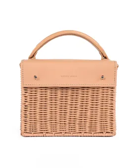 Kuai Wicker Wings Bag in Camel