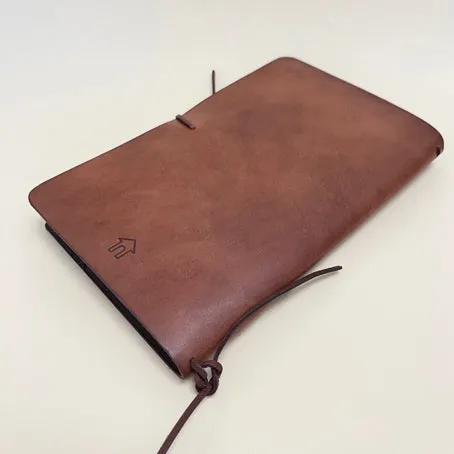 Large Leather Journal - chestnut