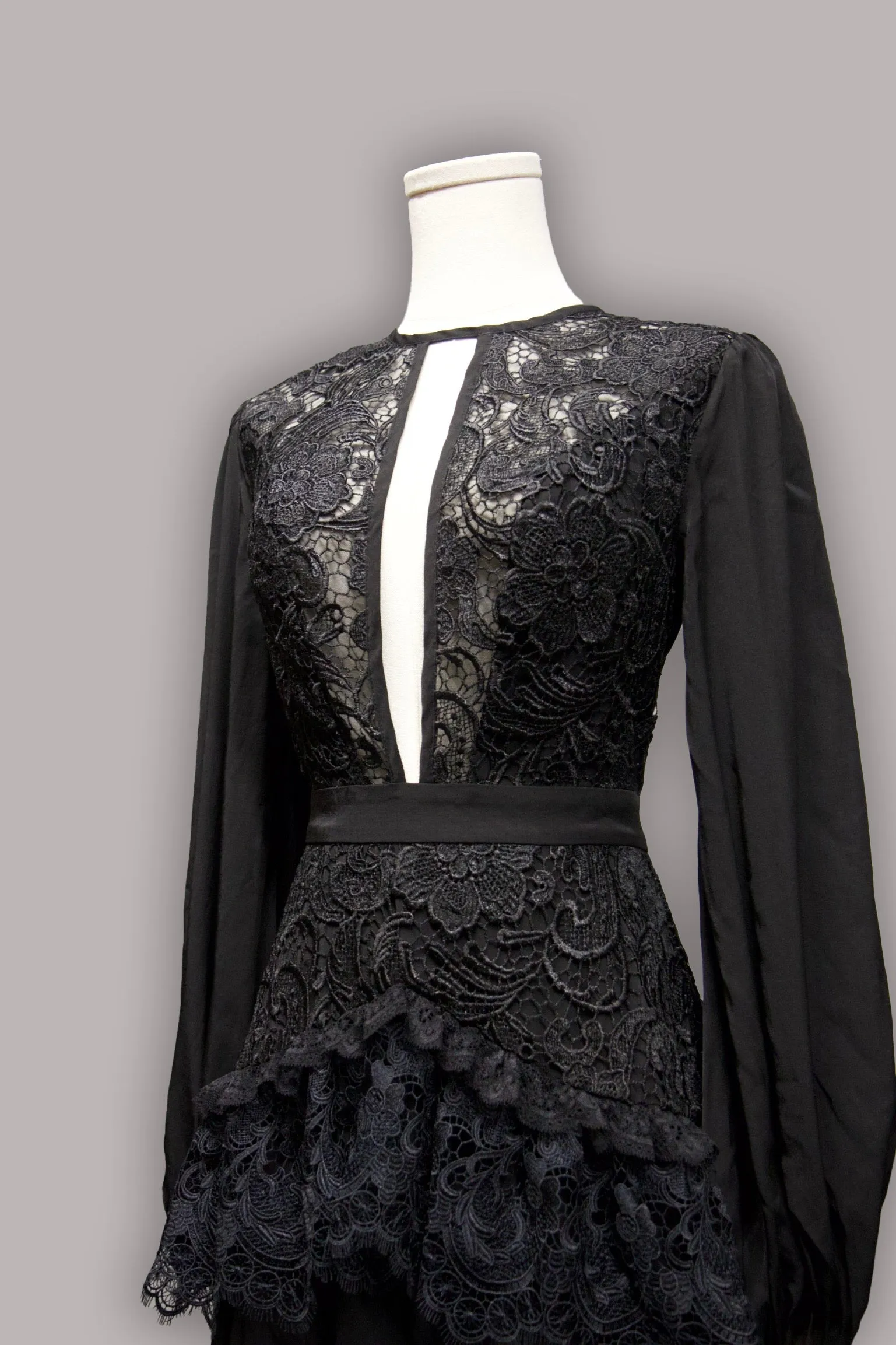 Lenore - Victorian Style Lace Maxi Dress