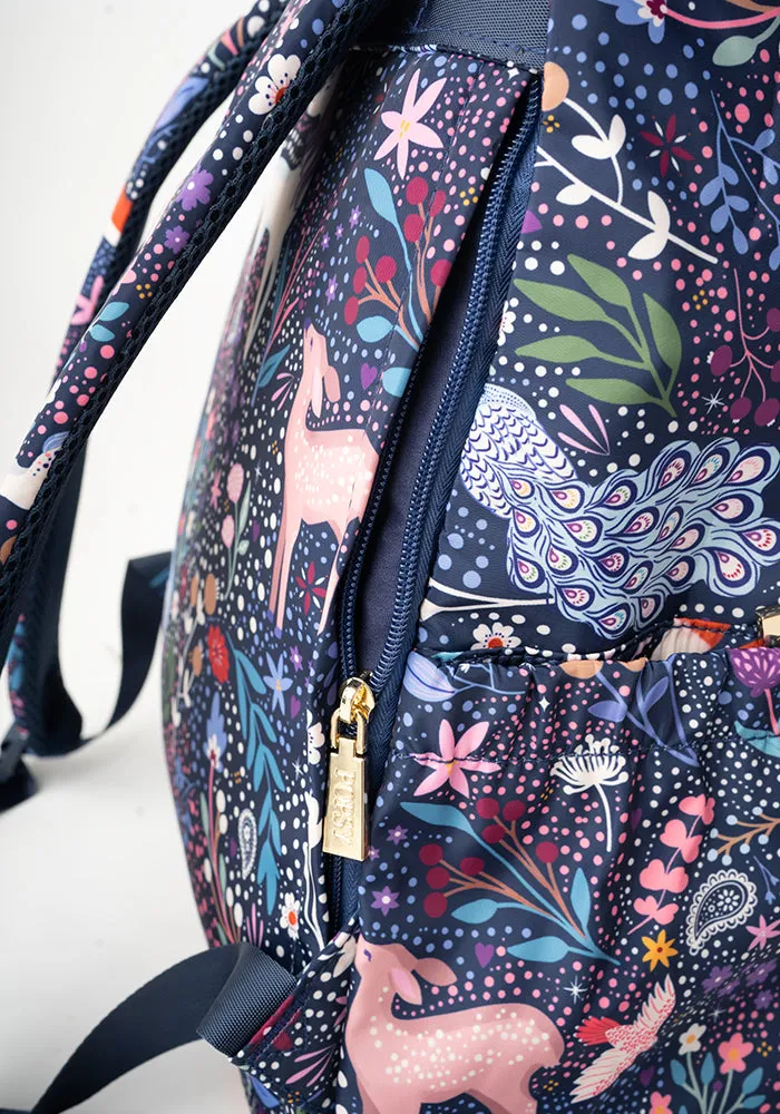 Magical Woodland Print Rucksack