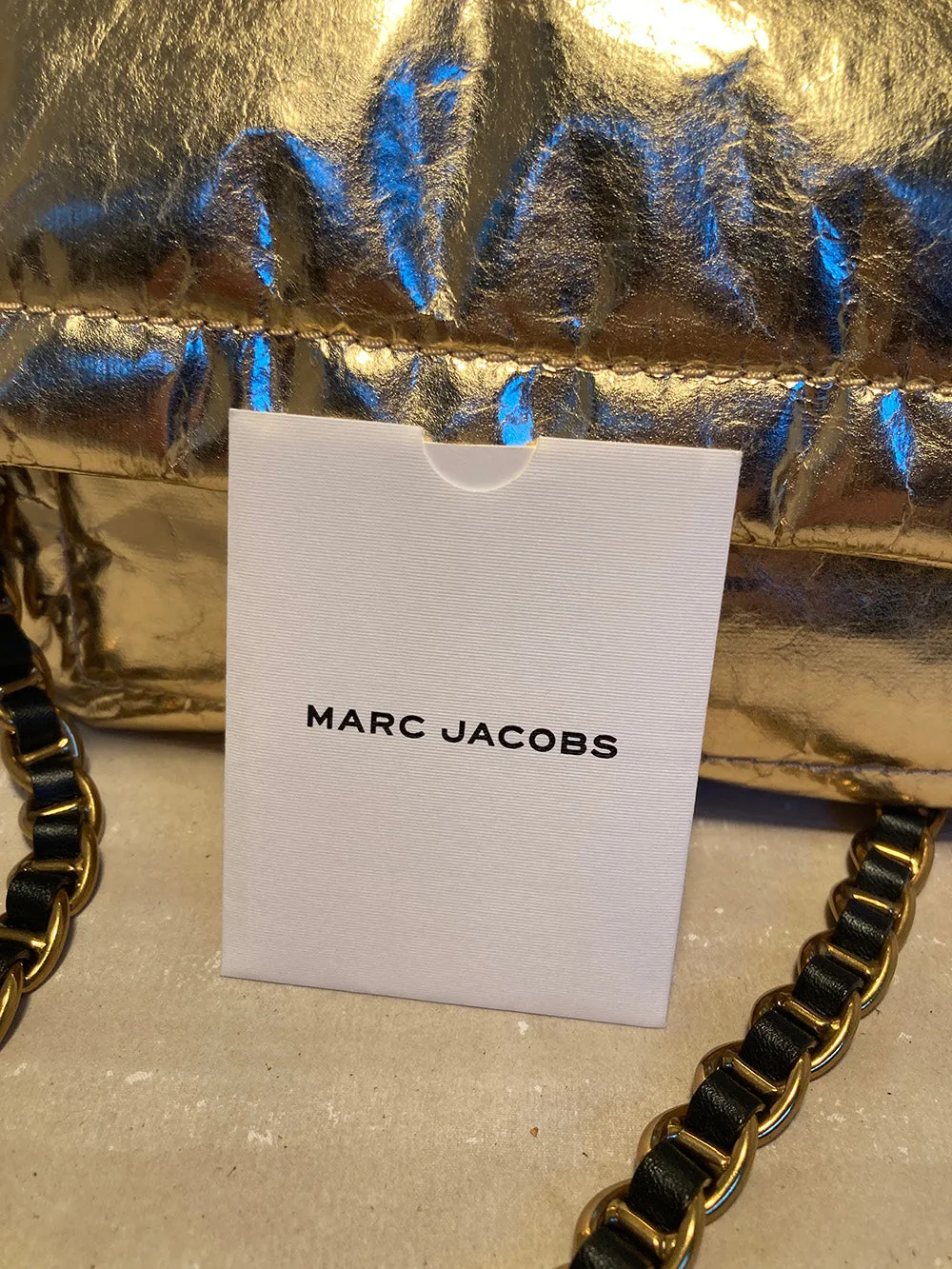 Marc Jacobs Gold Pillow Bag