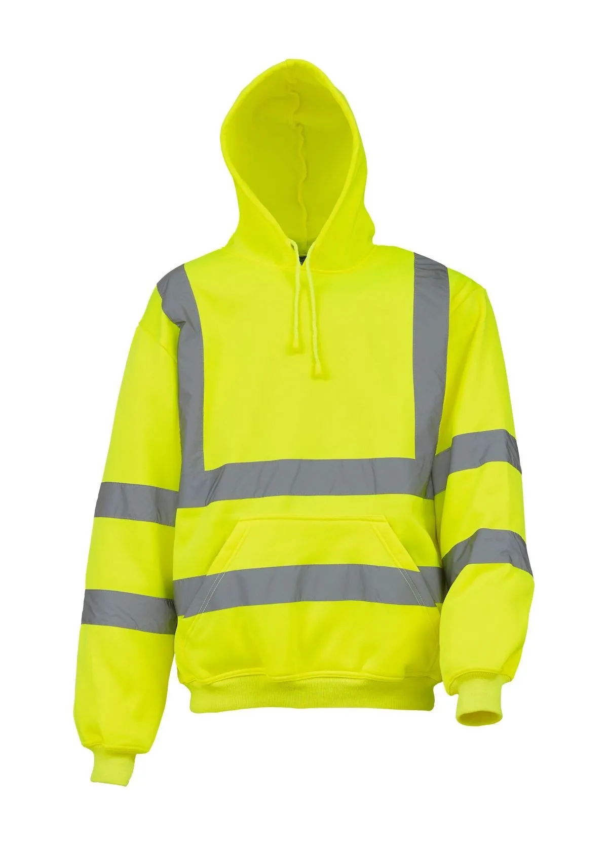 Men's High Visibility Hooded Sweatshirt