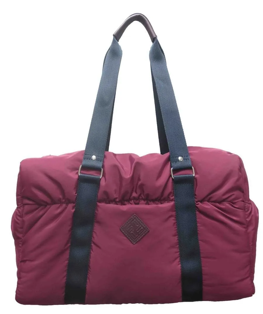 Nylon Duffel Bag - Berry