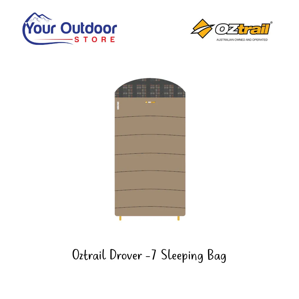 Oztrail Drover Single Sleeping Bag - 7