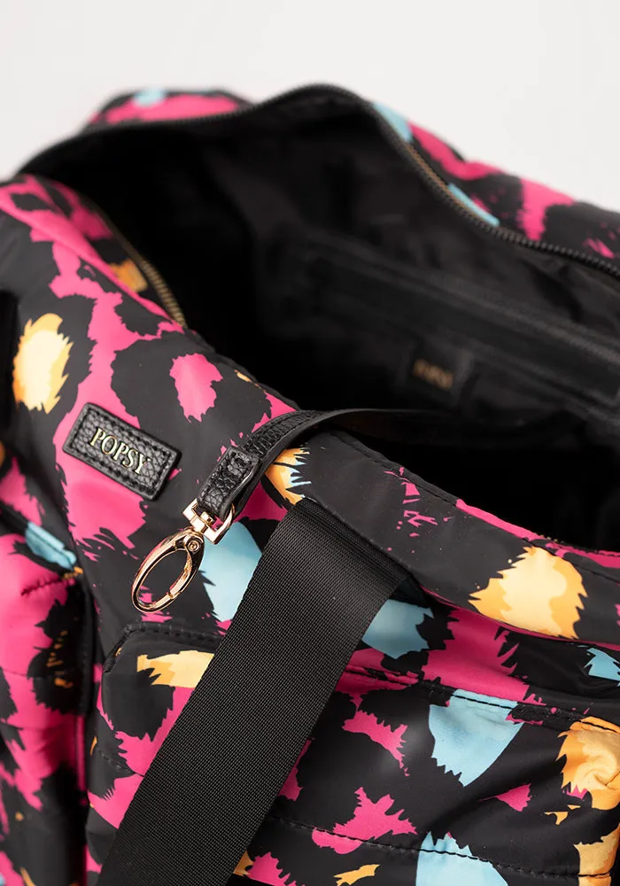 Pink Animal Print Holdall