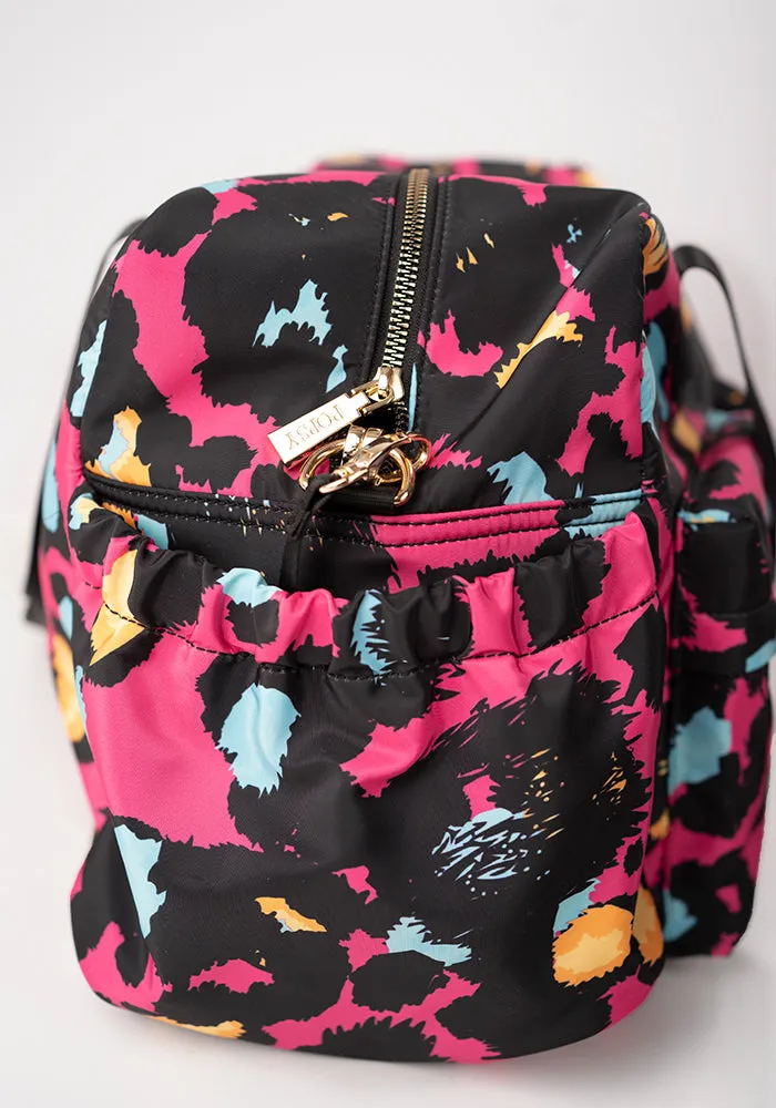 Pink Animal Print Holdall