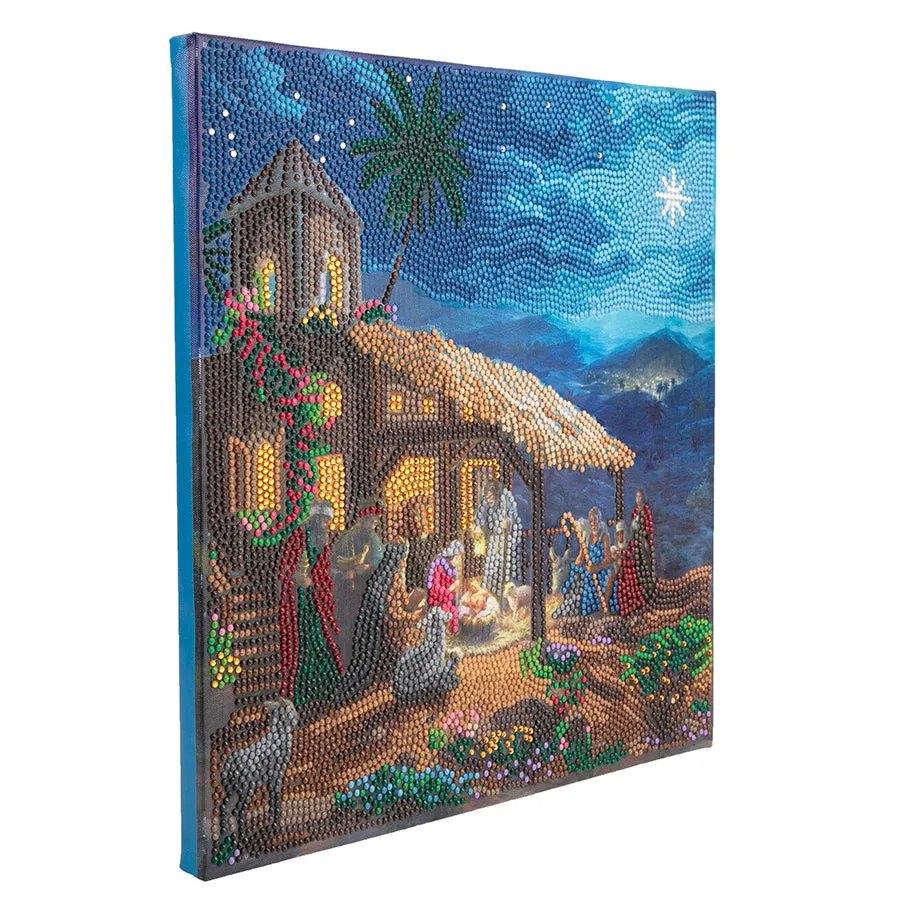 "Nativity Scene" Crystal Art Kit 30x30cm